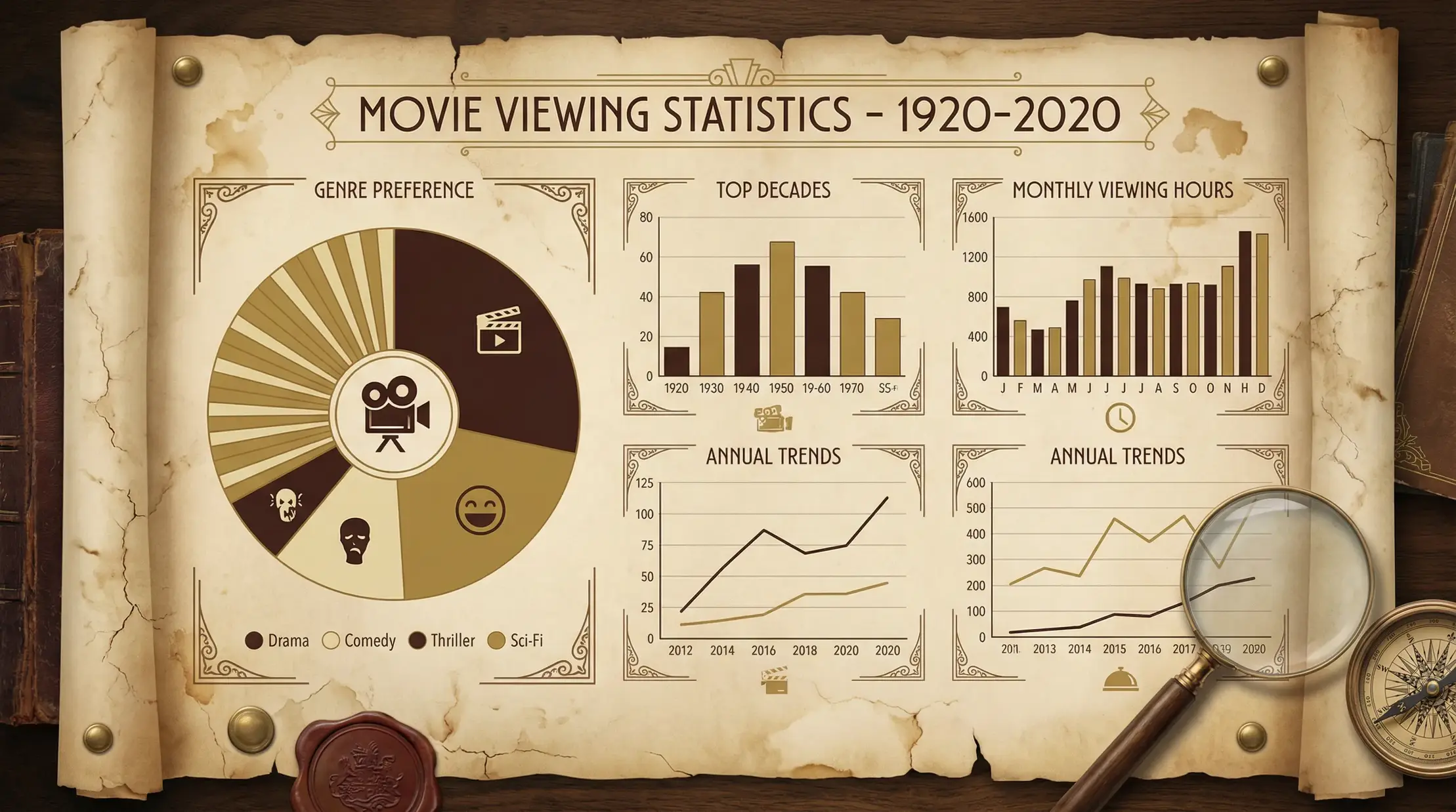 大奶视频 观影数据统计信息图表